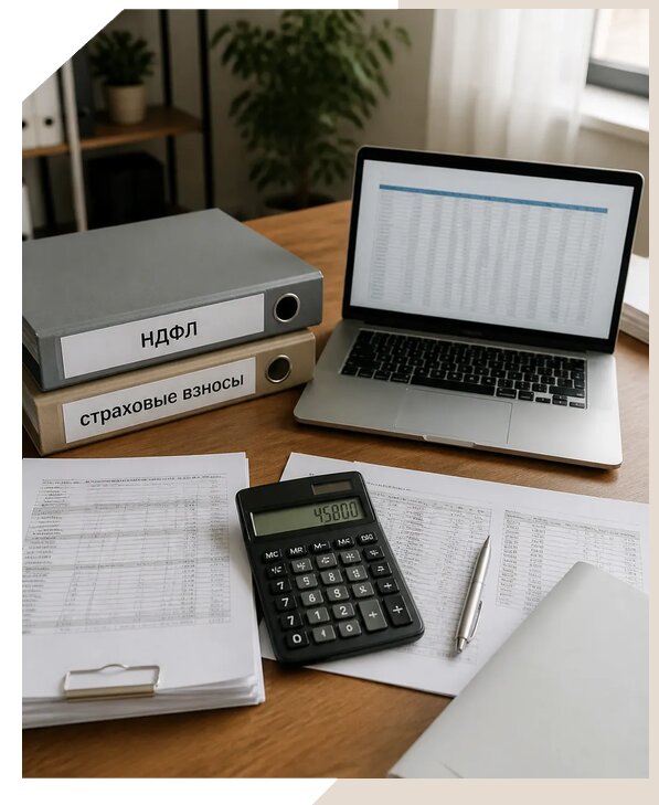 Расчет НДФЛ и взносов в Дмитрах по цене от 4824 р. | Консалтинг1-Дмв